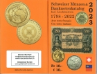 Münzenkatalog Schweiz 2023 inkl. Liechtenstein | Münzen Banknoten Kantonsmünzen Goldmünzen Gedenkmünzen